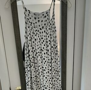 Polka Dot Maxi Dress